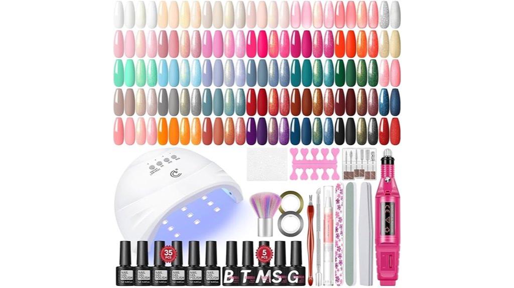 gel nail kit with uv lamp
