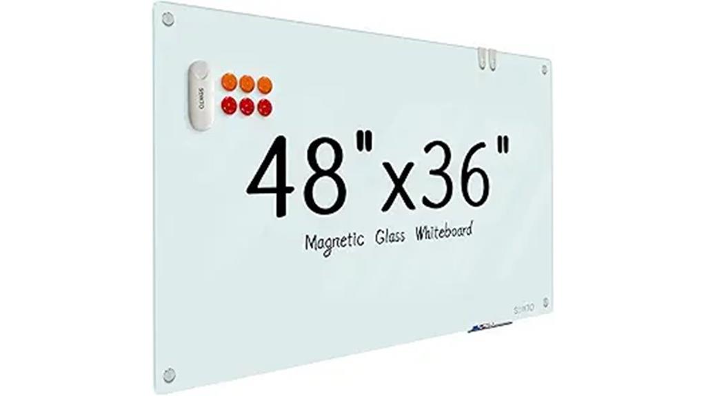 glass magnetic whiteboard