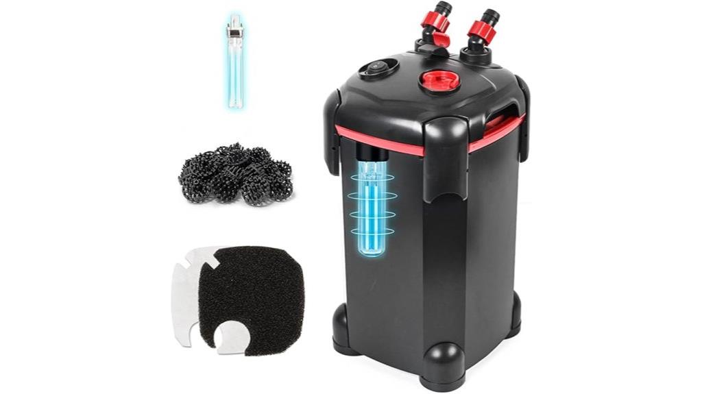 high capacity aquarium filtration system