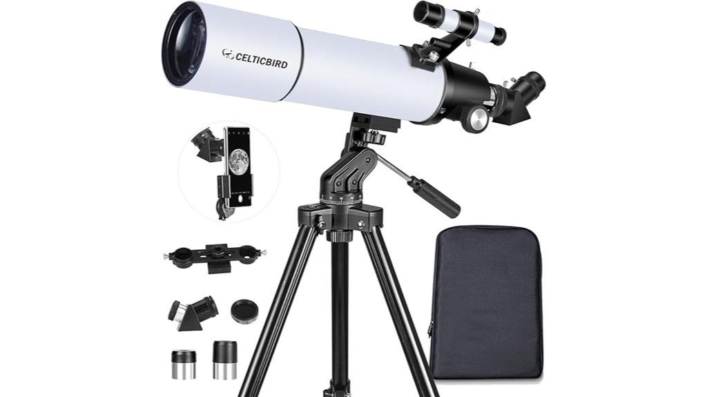 high power 80mm telescope
