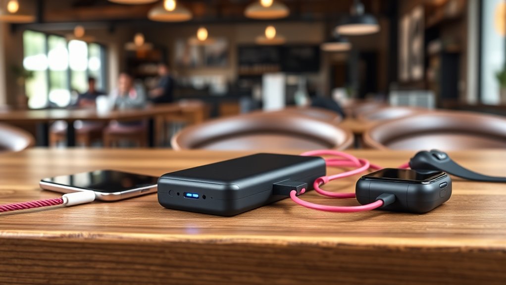 key portable charger features
