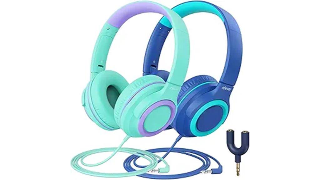 kids headphones with splitter