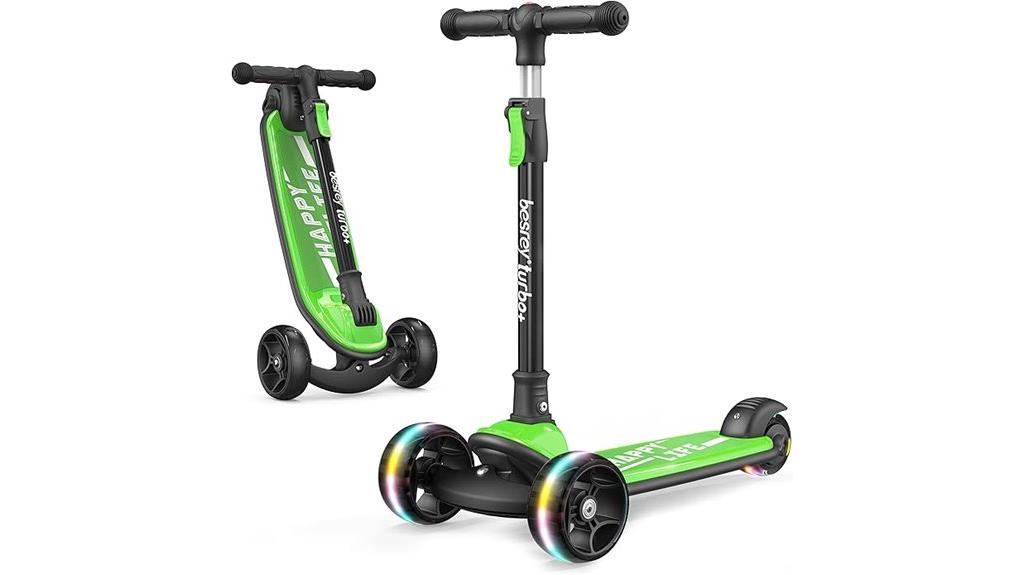 kids scooter with kick