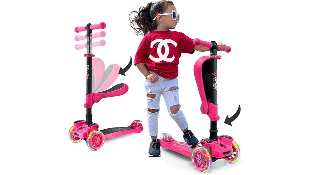 kids three wheeled scooter
