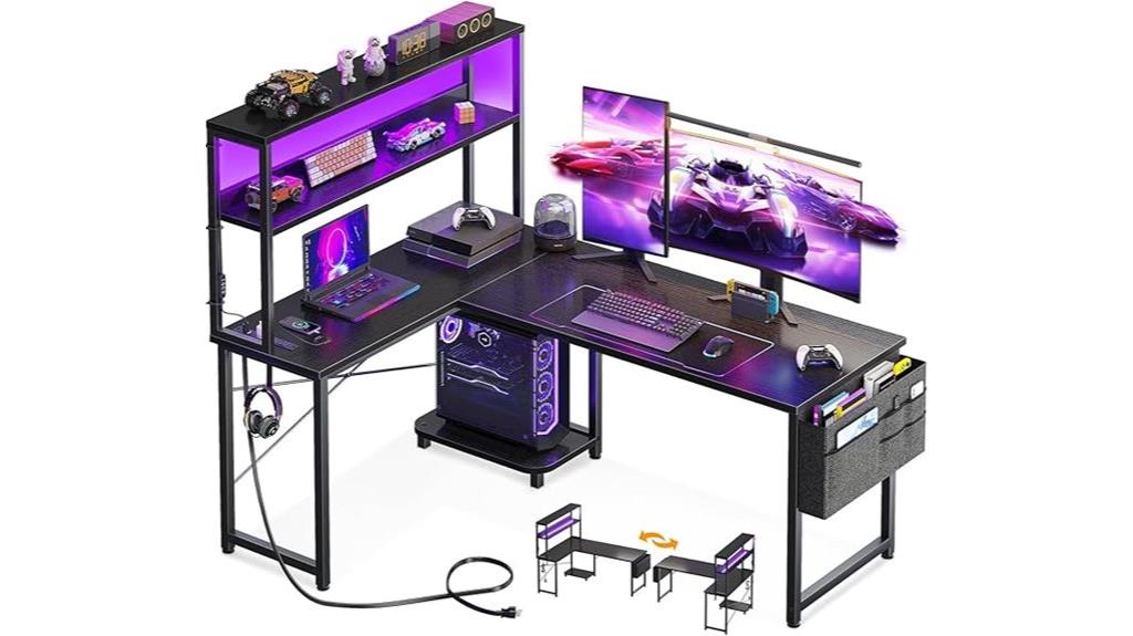 l shaped gaming desk
