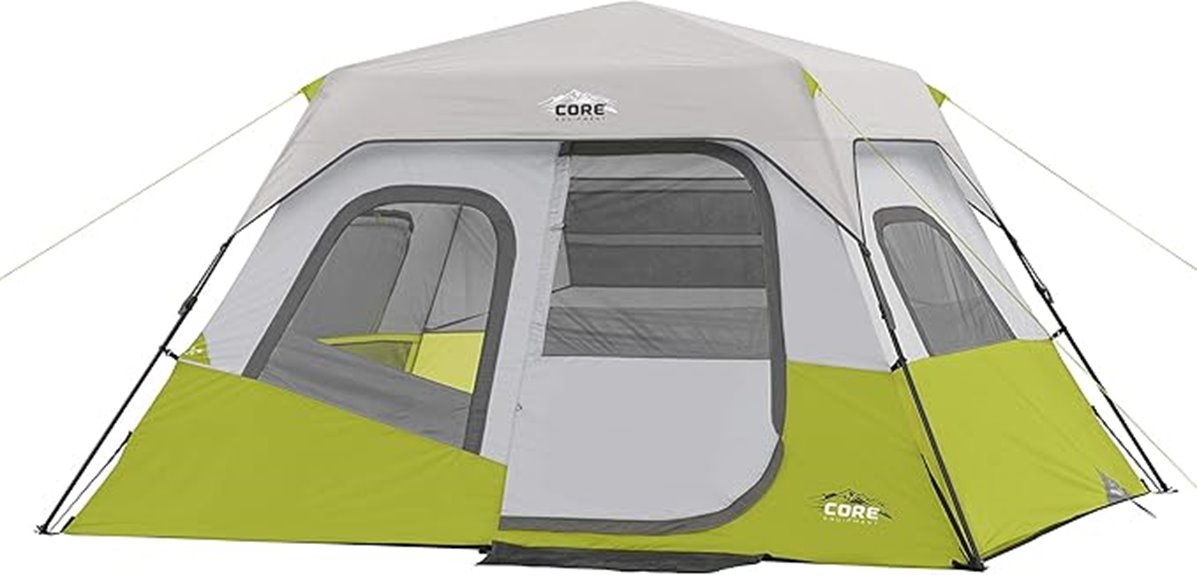 large capacity instant tents