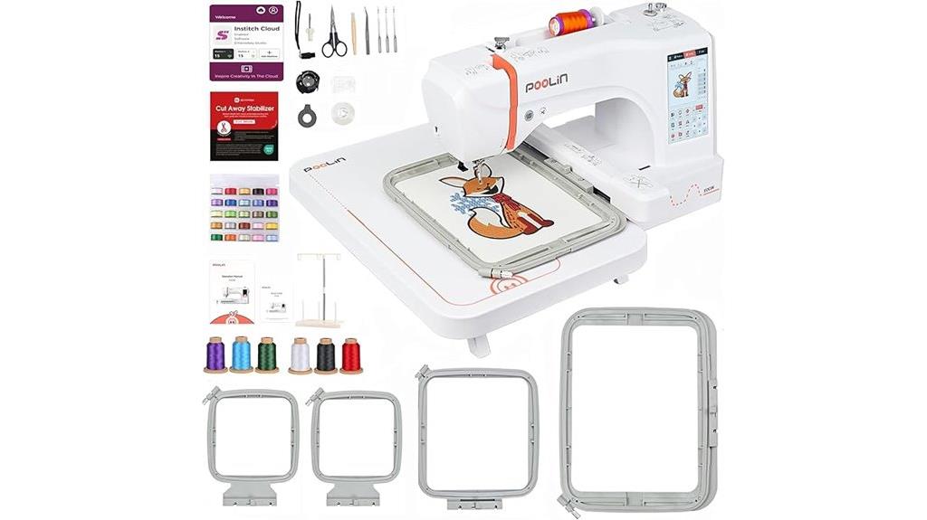 large hoop touchscreen machine