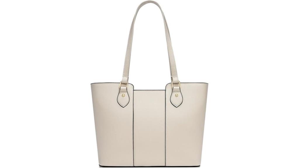 large pu leather tote