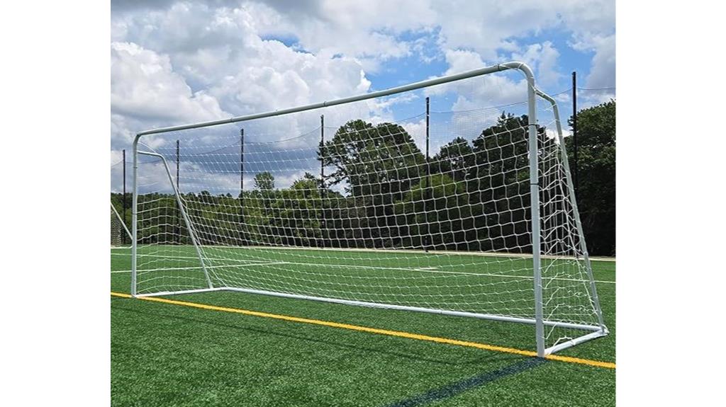 large steel soccer goal