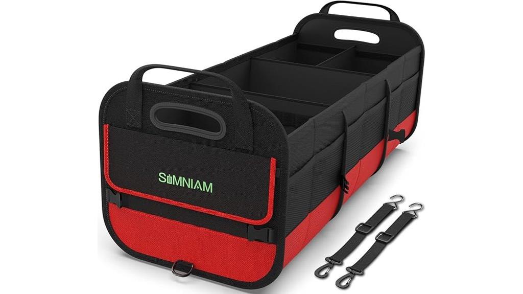 large trunk organizer with compartments