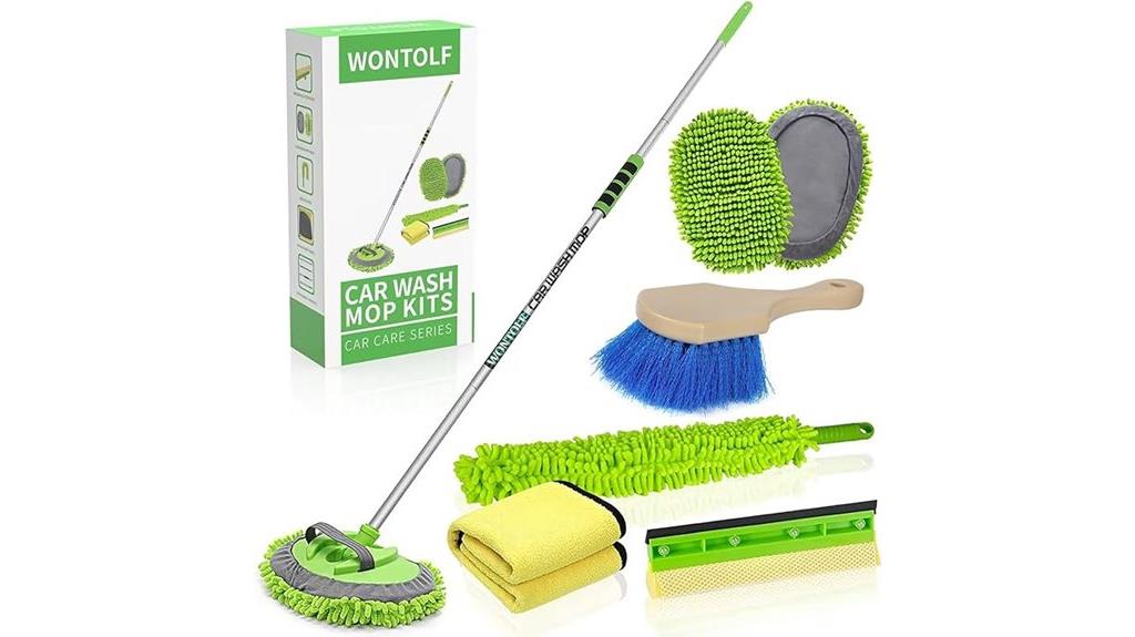 long handle microfiber brush