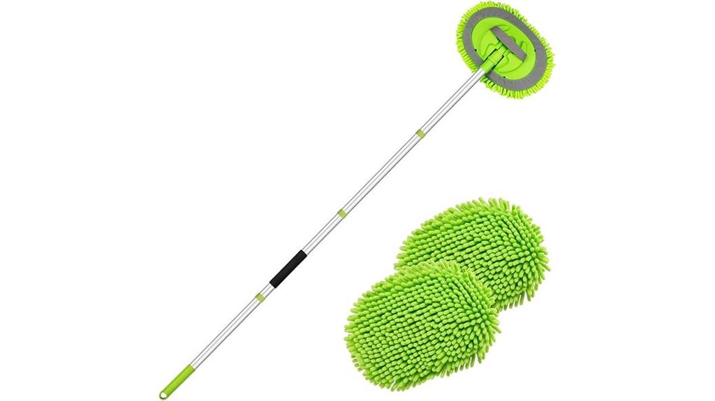 long handle microfiber brush