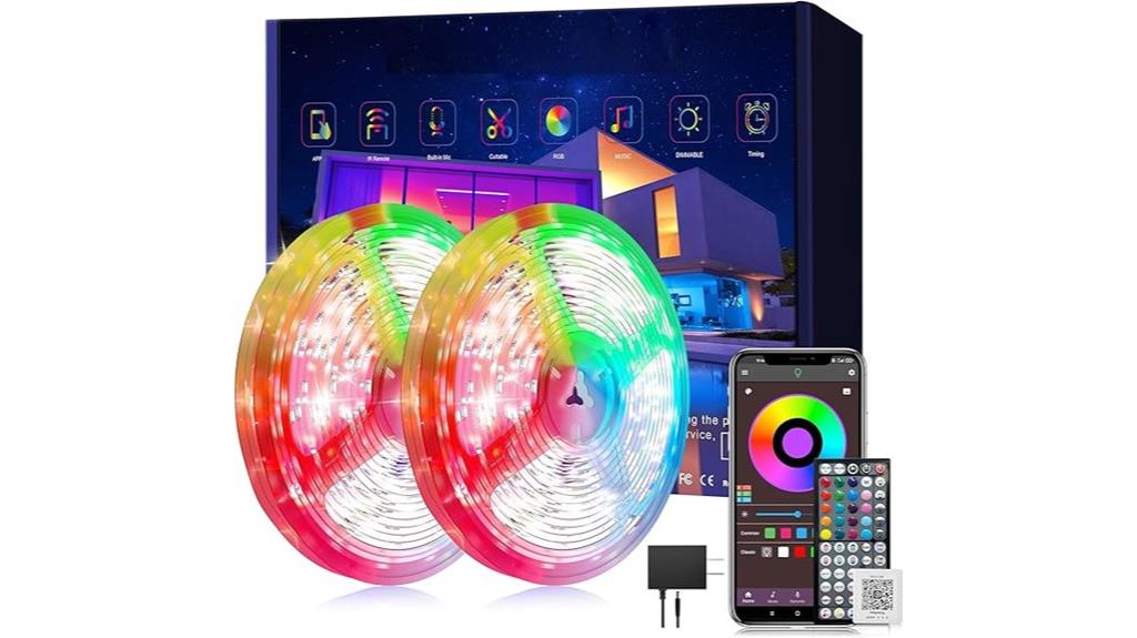 long rgb bedroom led strip