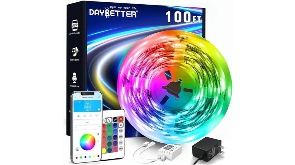 long rgb led light strip