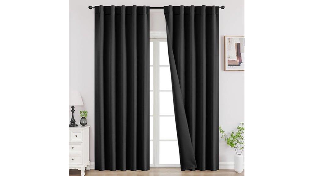 long thermal insulated curtains