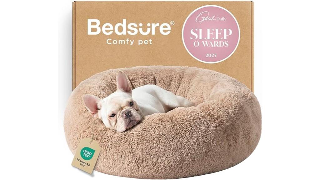 medium camel dog bed