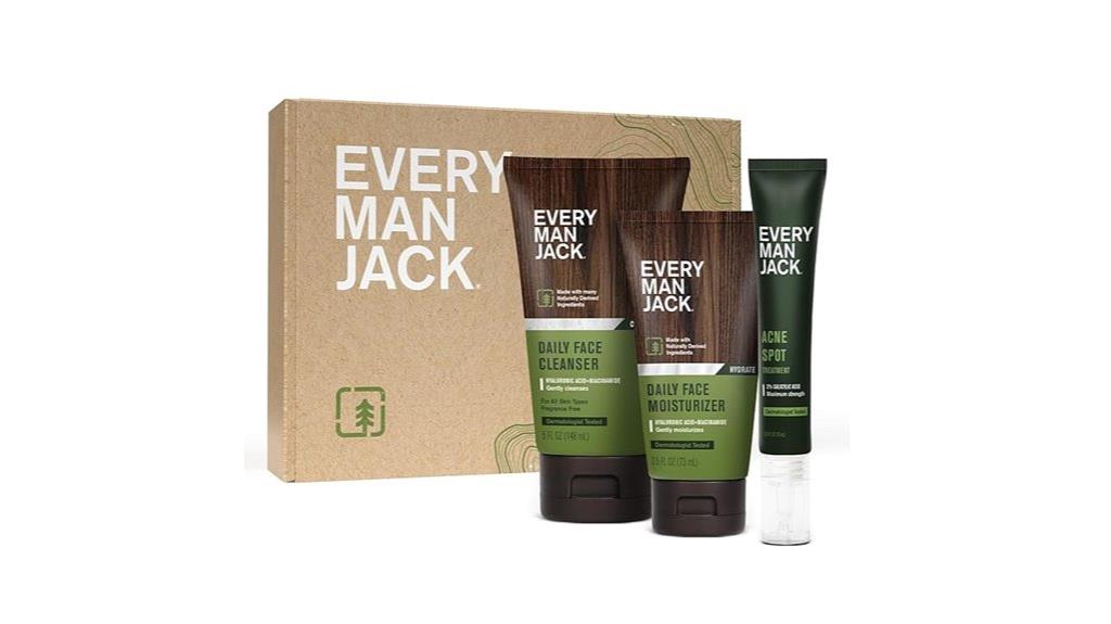 men s daily skin care set