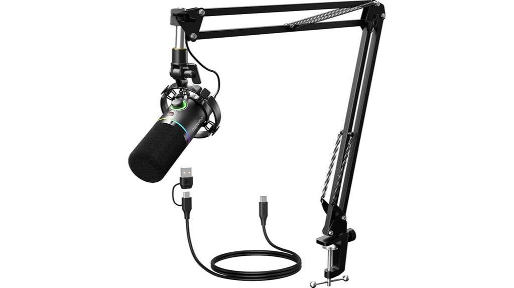 microphone kit with rgb