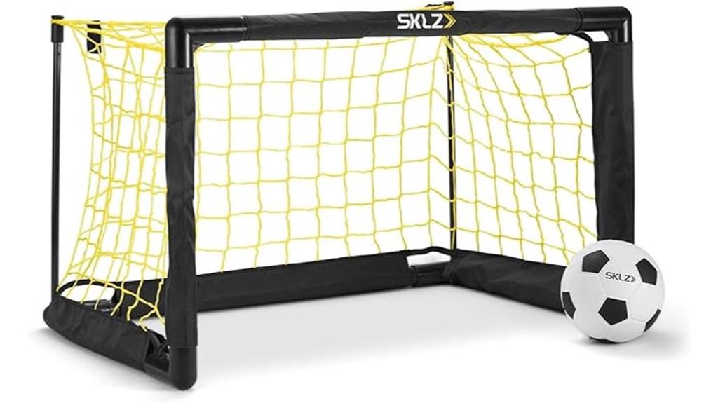 mini goal with soft balls