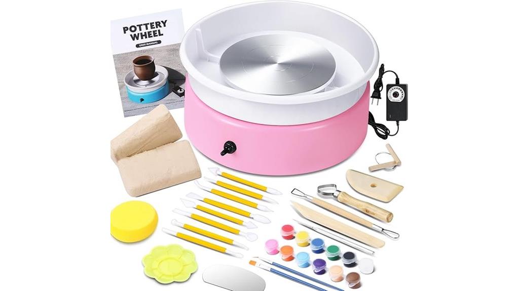 mini pottery wheel set