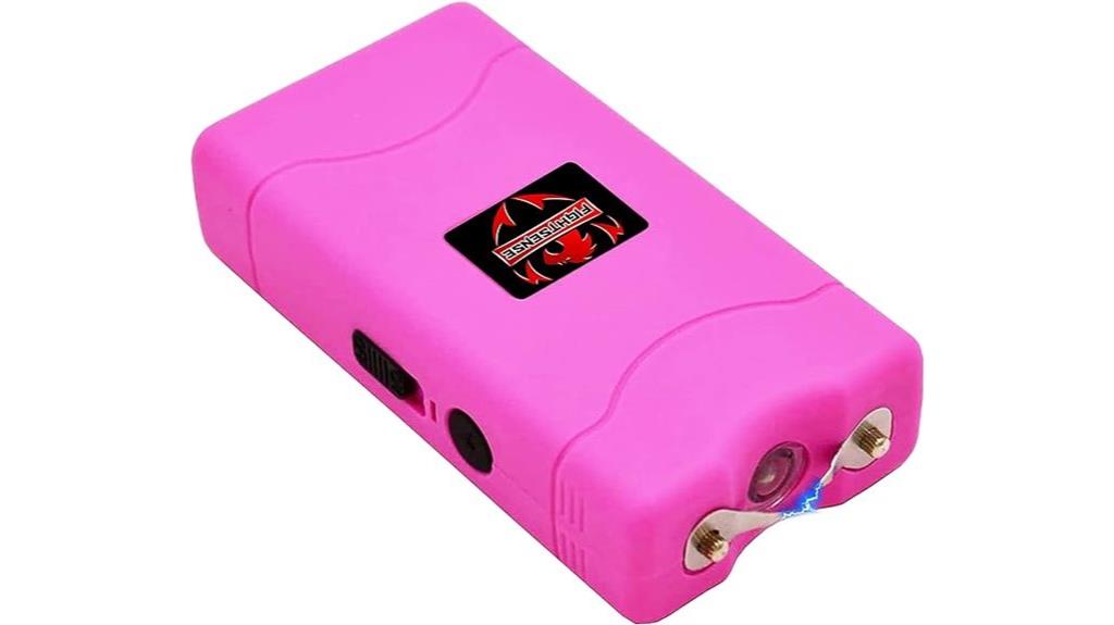 mini stun gun with flashlight