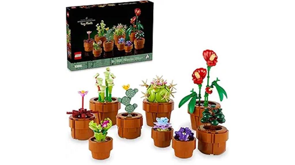 miniature plant lego set