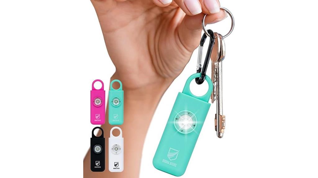 mint colored siren keychain