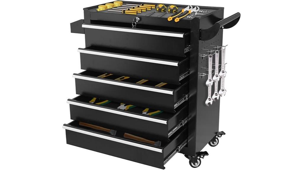 mobile metal drawer cabinet