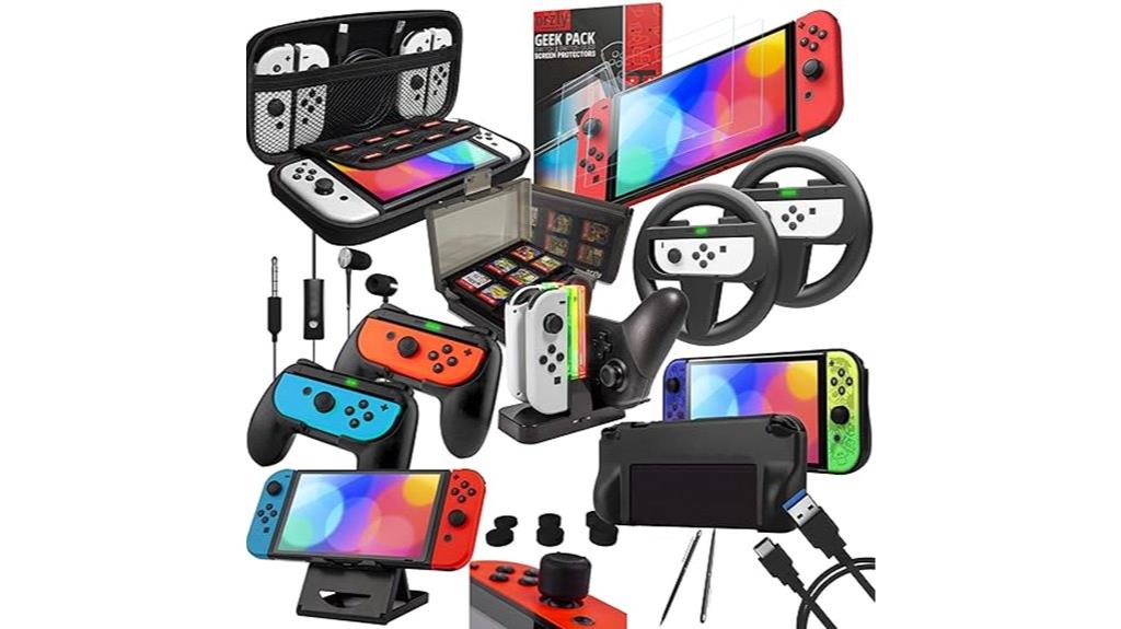 nintendo switch jet black bundle