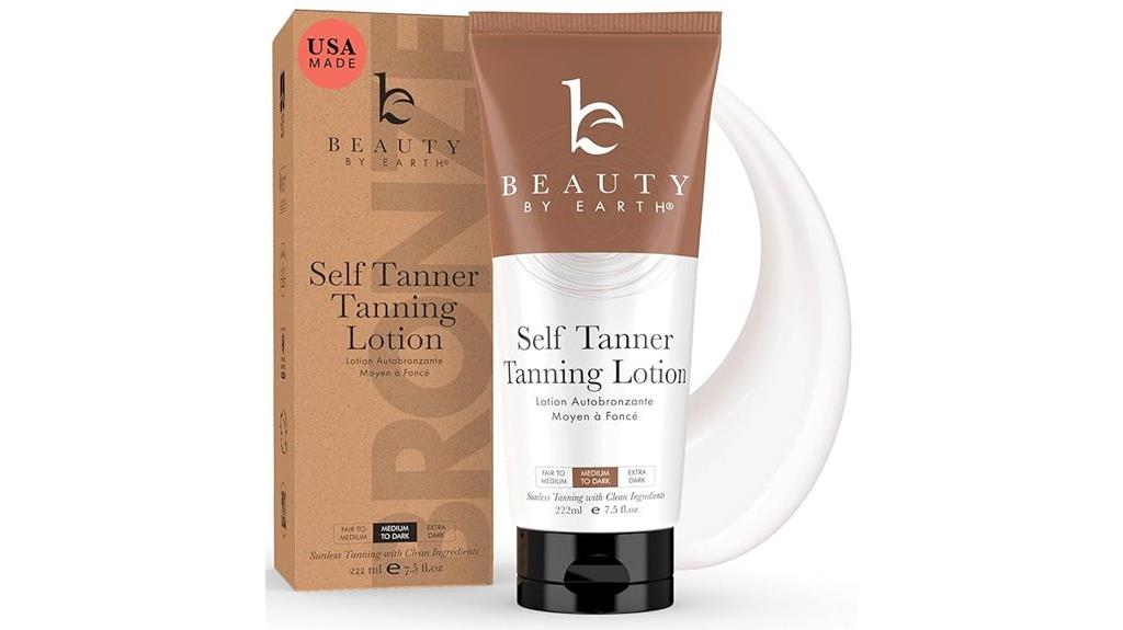 organic natural self tanner