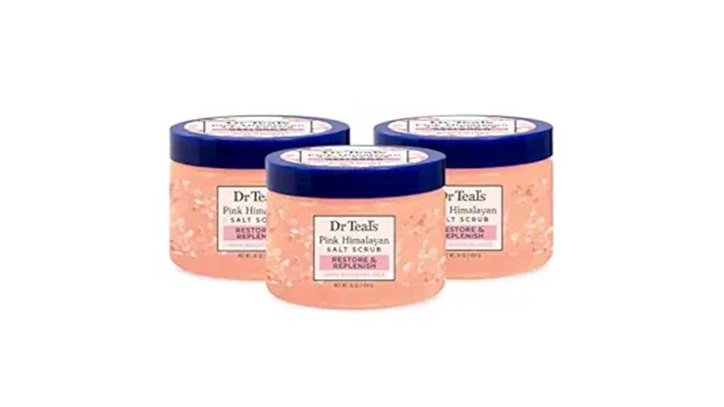 pink himalayan salt scrub