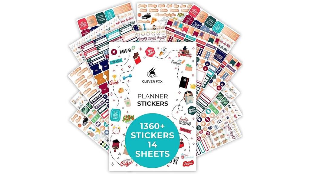 planner sticker set