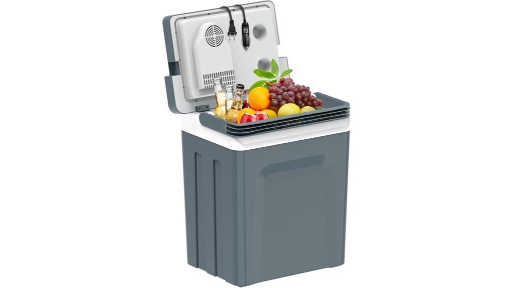 portable 26 5 quart cooler