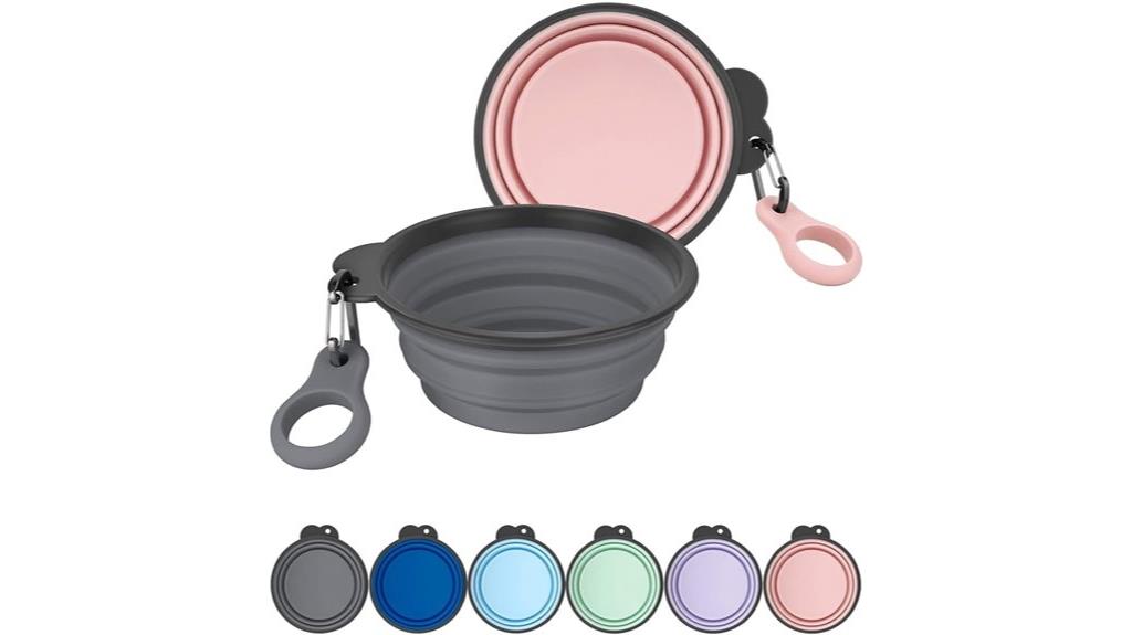 portable collapsible dog bowls