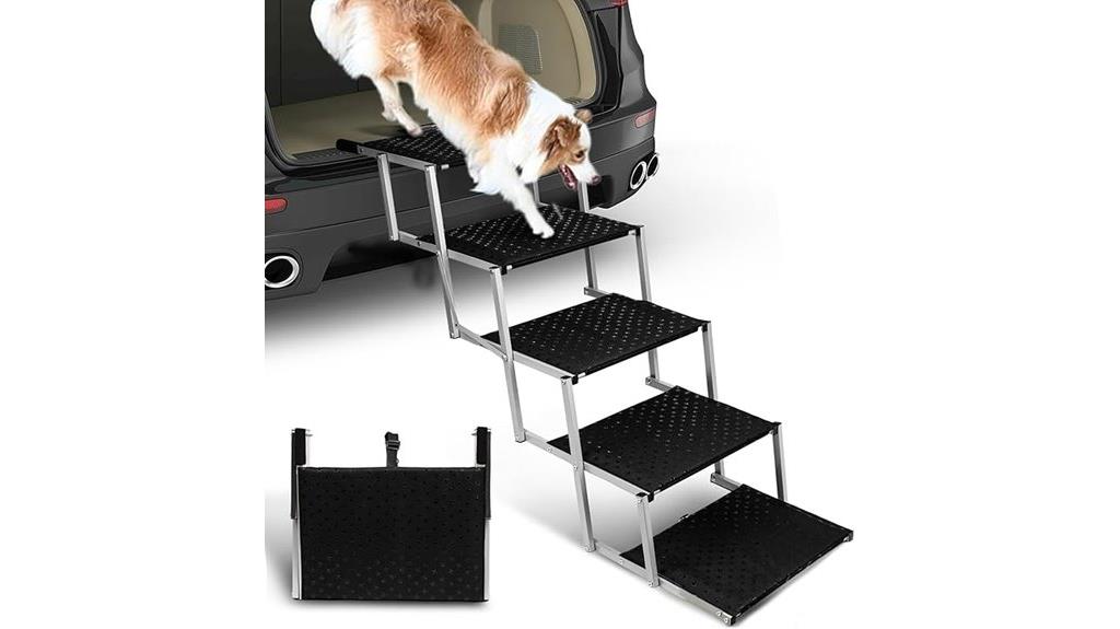 portable folding dog stairs