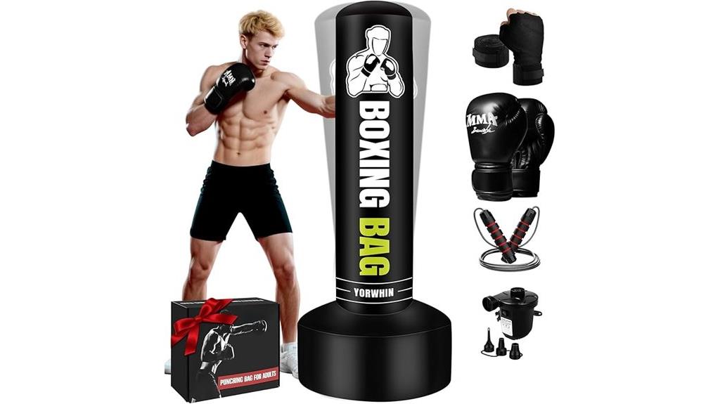 portable freestanding punching bag