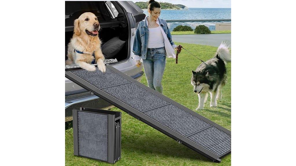 portable non slip dog ramp