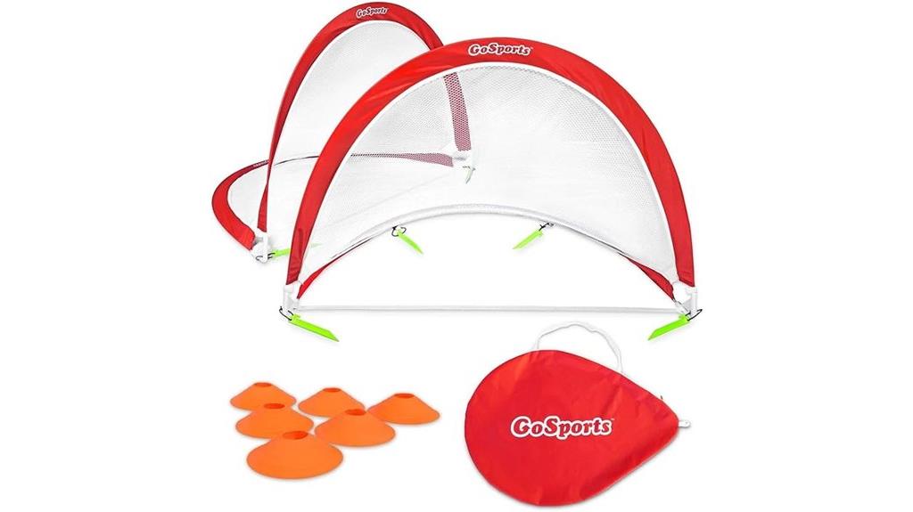 portable pop up soccer goals