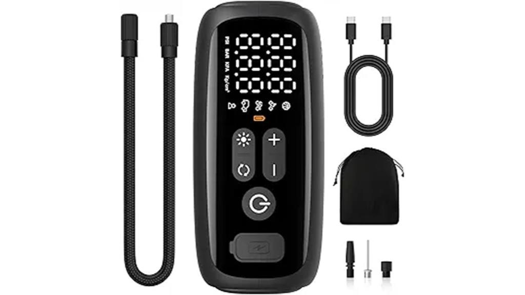portable tire air pump