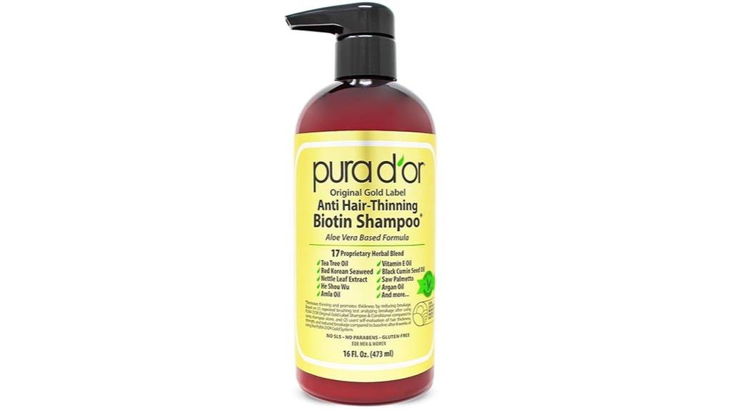 premium gold anti thinning shampoo