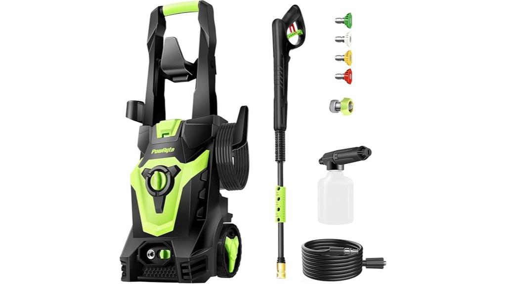 pressure washer with foam