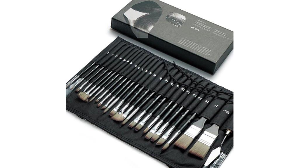 professional 25 piece brush set