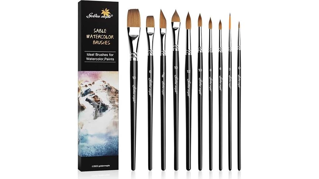 professional watercolor brush set