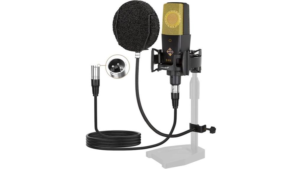 professional xlr microphone setup