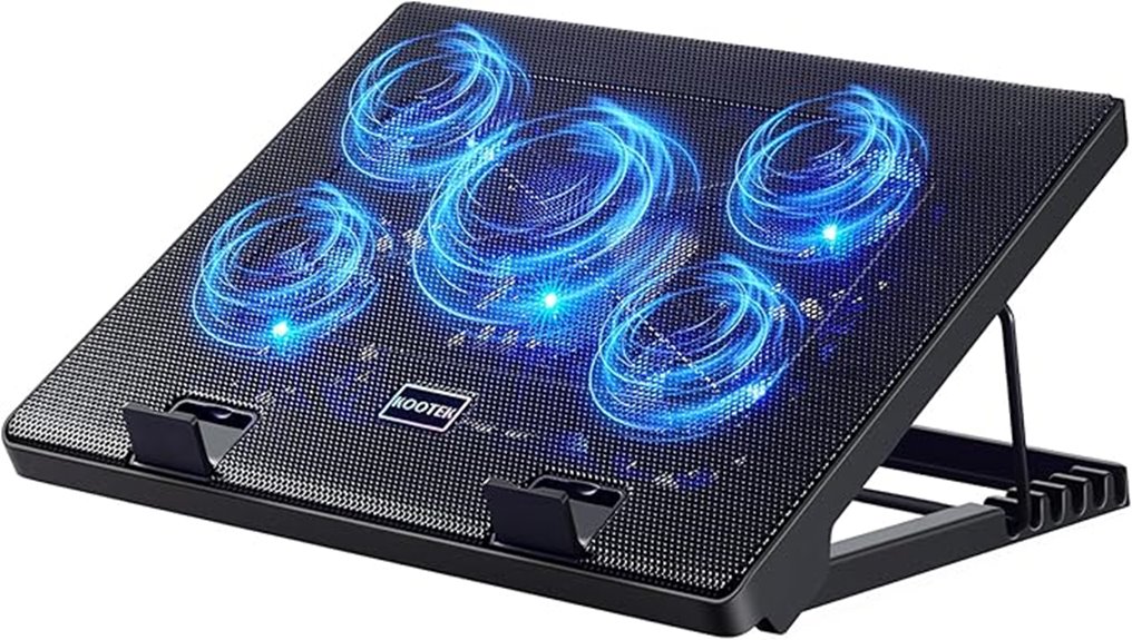 quiet laptop cooling pad