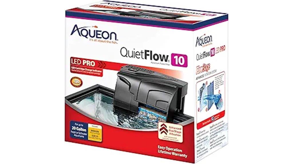 quiet led aquarium filter