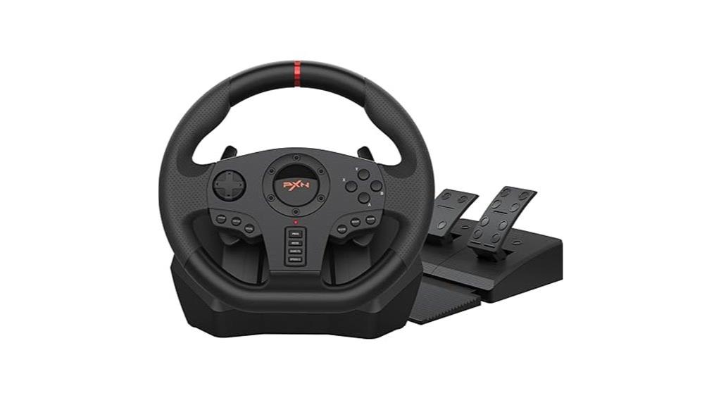 racing wheel with pedals