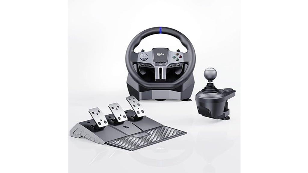 racing wheel with pedals