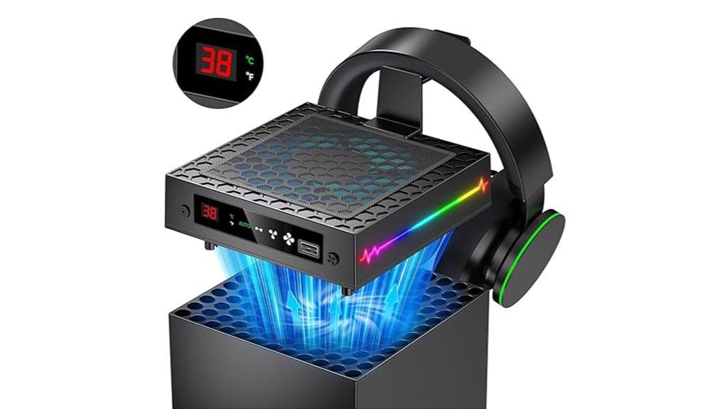 rgb led cooling fan