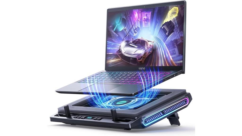 rgb turbo cooling pad